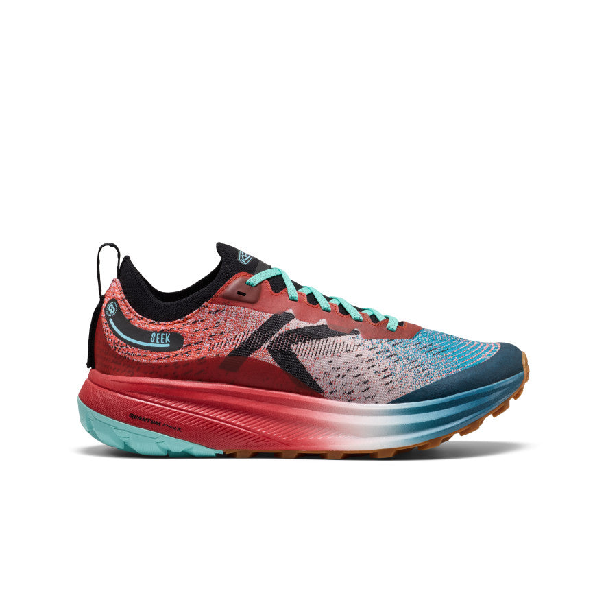 Men's Seek Trail Running Shoe Grenadine/Ocean Depths