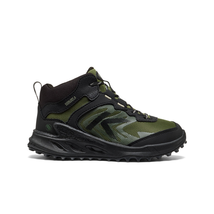 Big Kids' Zionic Waterproof Boot Black/Bronze Green