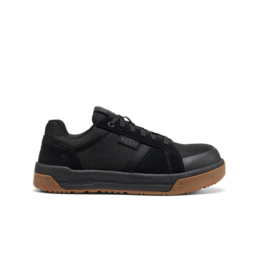 Women's Kenton Work Shoe (Carbon Toe) Black/Gum