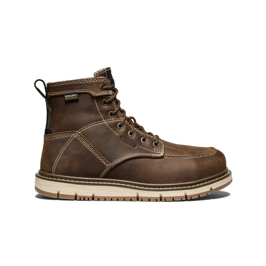 Women's San Jose 6" Waterproof Boot (Aluminum Toe) Cascade Brown/Gum