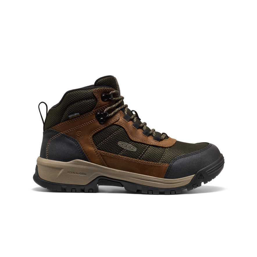 Men's Skokie Waterproof Work Boot (Soft Toe) Forest Night/Black