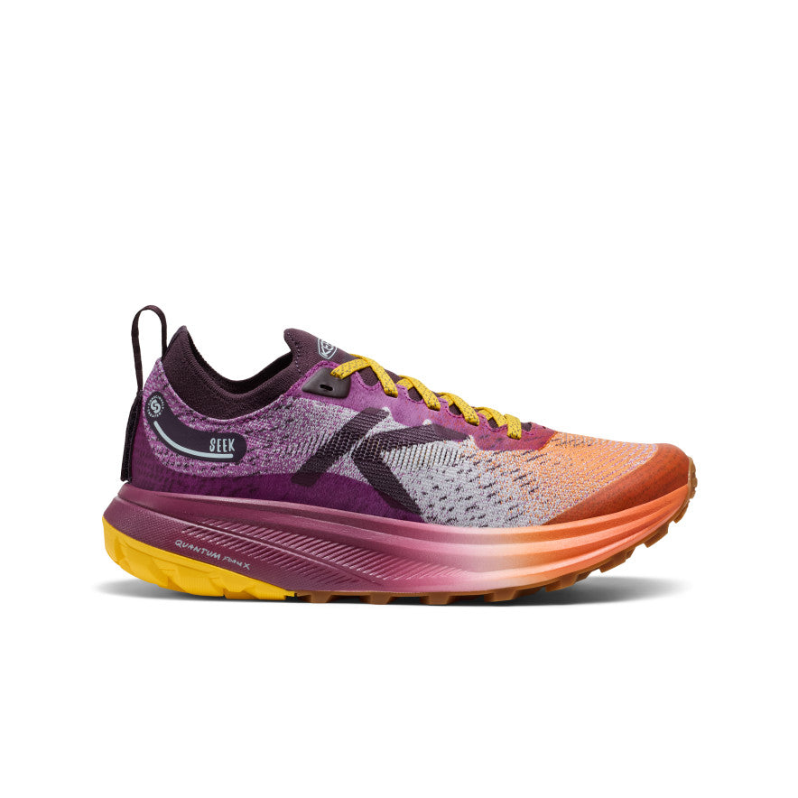 Women's Seek Trail Running Shoe Willowherb/Orange Peel
