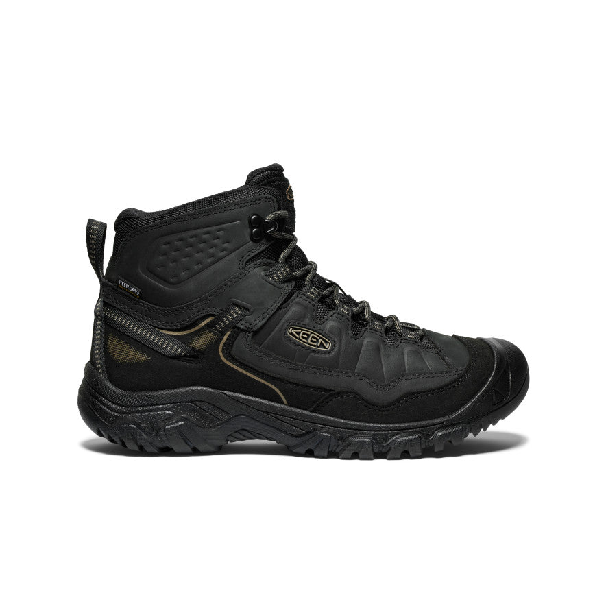 Men's Targhee IV Wide Waterproof Hiking Boot Triple Black
