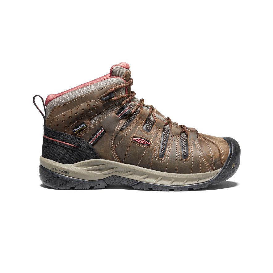 Women's Flint II Waterproof Boot (Soft Toe) Cascade Brown/Brick Dust