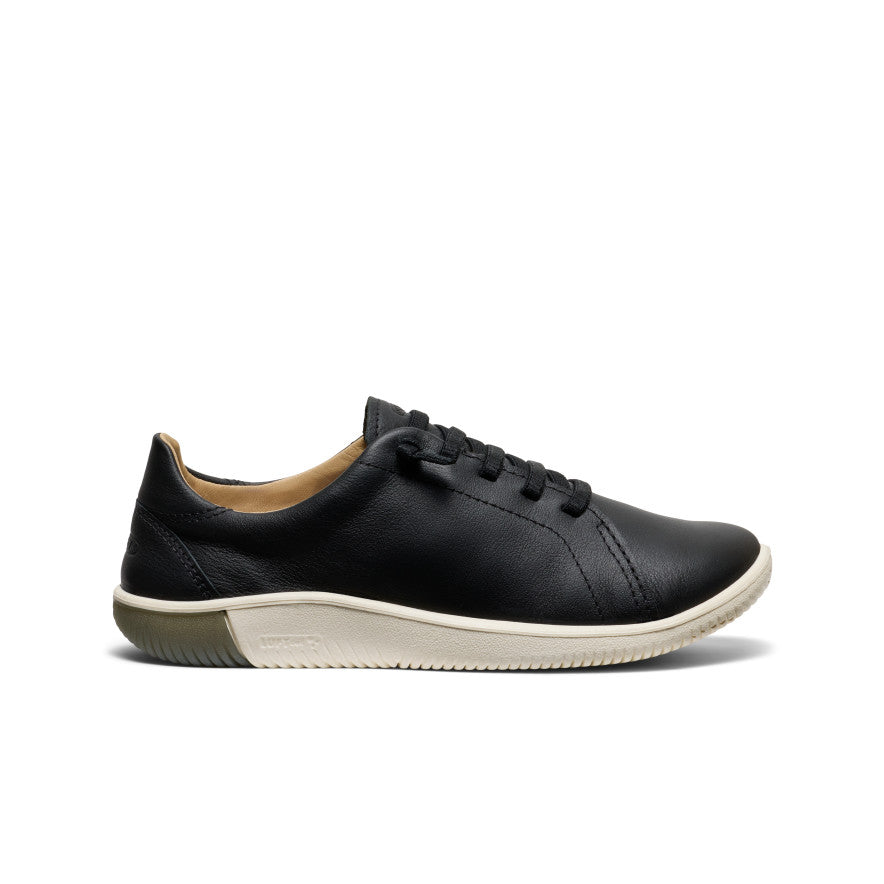 Women's KNX Leather Sneaker Black/Star White