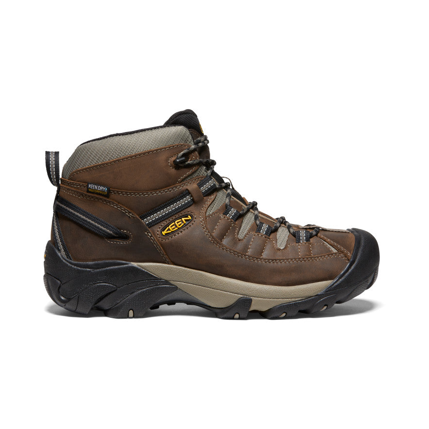 Men's Targhee II Mid Waterproof Hiking Boots Shitake/Brindle