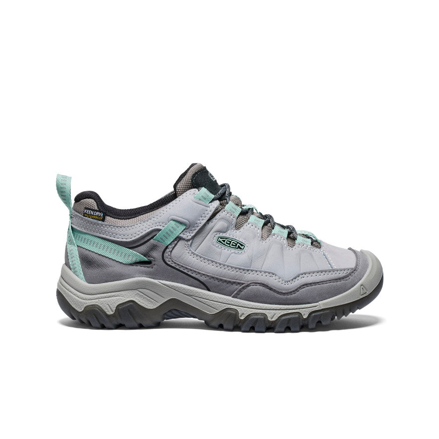 Women's Targhee IV Wide Waterproof Hiking Shoe Alloy/Granite Green