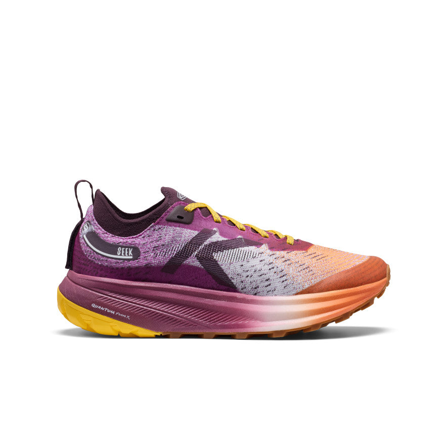 Men's Seek Trail Running Shoe Willowherb/Orange Peel