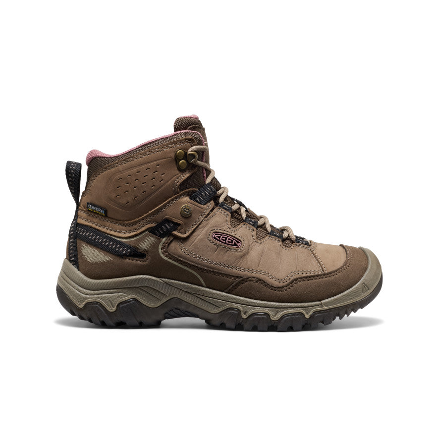 Women's Targhee IV Waterproof Hiking Boot Brindle/Nostalgia Rose