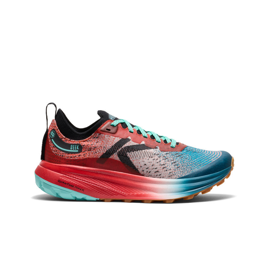 Women's Seek Trail Running Shoe Grenadine/Ocean Depths